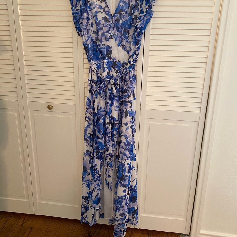 Eliza J floor length floral dress